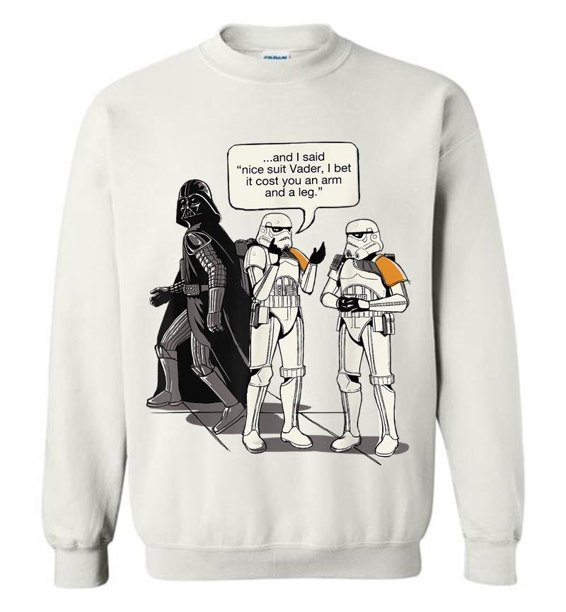 Inktee Store - Star Wars Nice Suit Vader Sweatshirt Image
