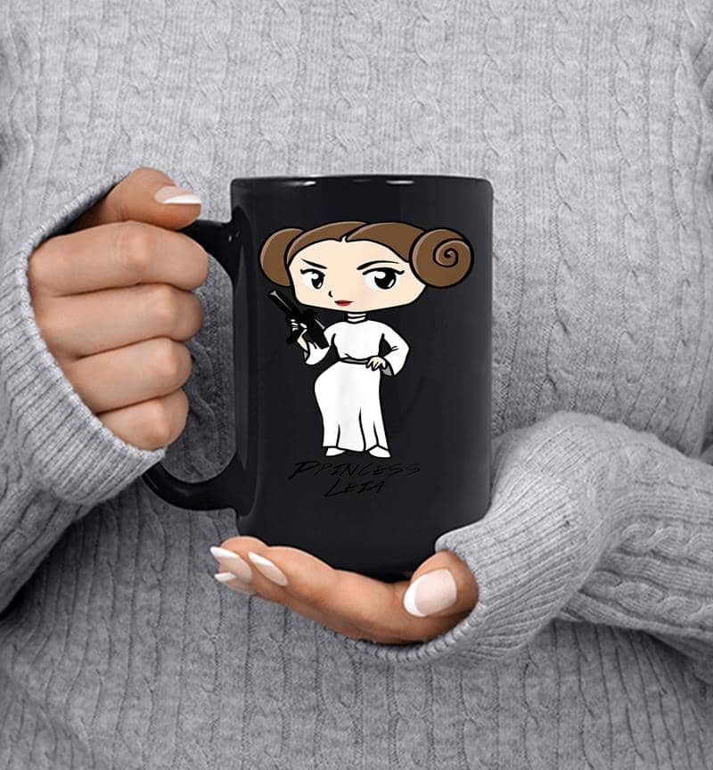 Star Wars Princess Leia Cute Cartoon Graphic Mug