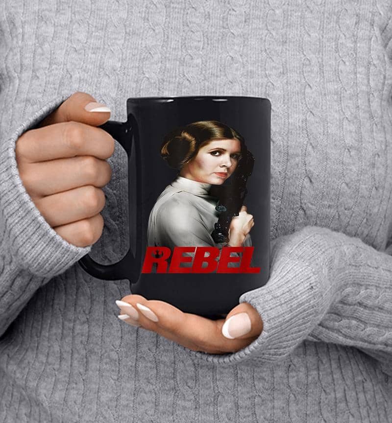 Star Wars Princess Leia Rebel With A Cause Graphic Mug