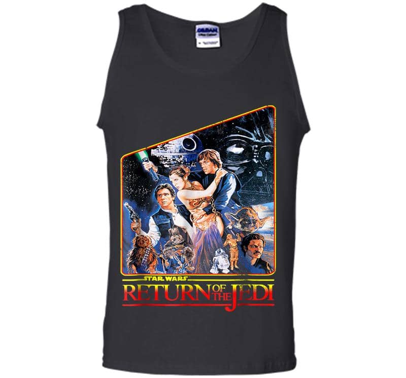 Inktee Store - Star Wars Return Of The Jedi Graphic Mens Tank Top Image