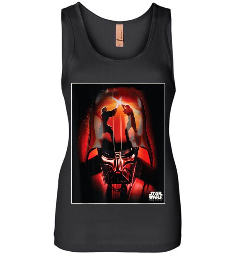 Star Wars Revenge Of The Sith Darth Vader Womens Jersey Tank Top