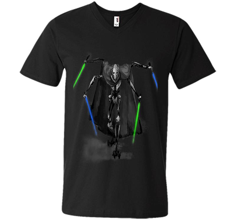 Star Wars Revenge Of The Sith General Grievous V-Neck T-Shirt