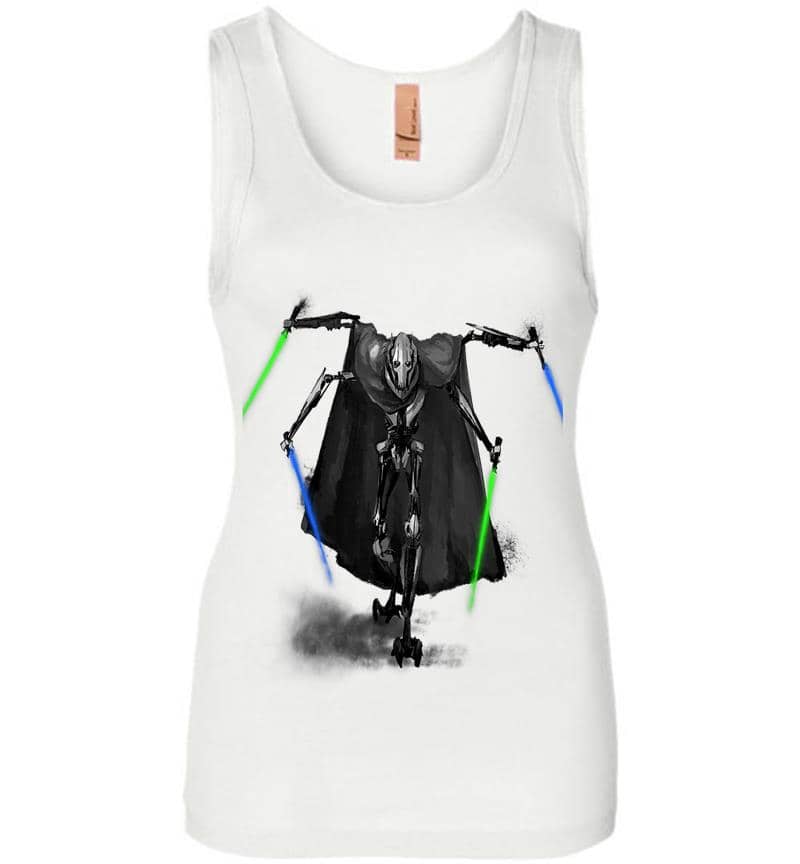 Inktee Store - Star Wars Revenge Of The Sith General Grievous Womens Jersey Tank Top Image
