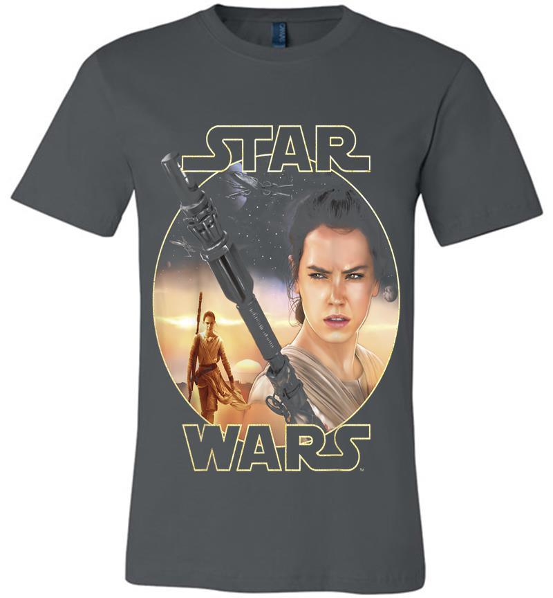 Star Wars Rey Close Up Premium T-Shirt