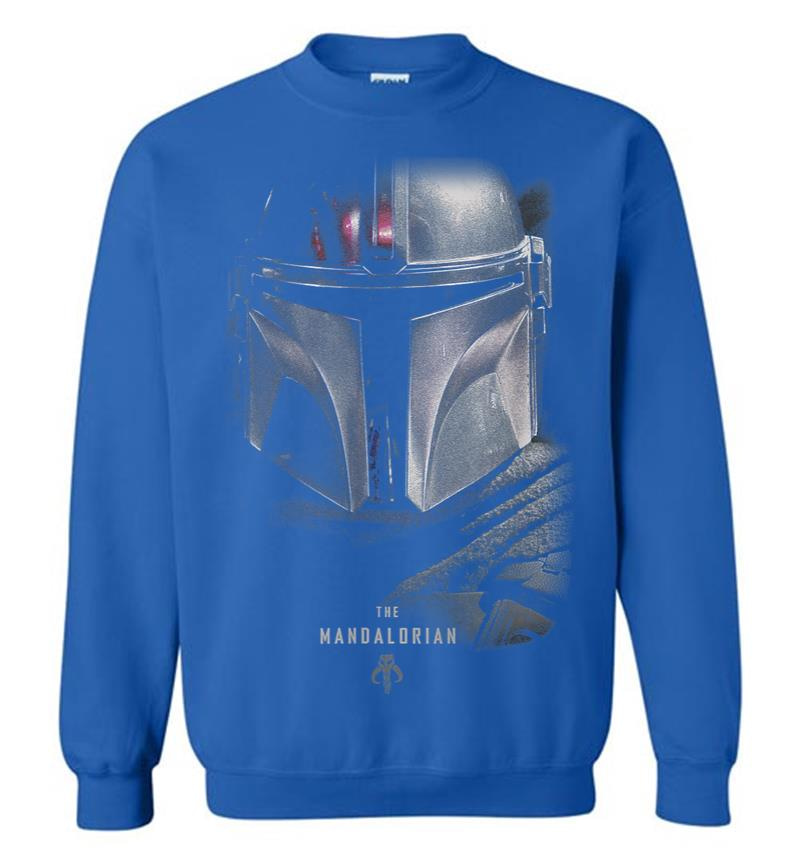 Inktee Store - Star Wars The Mandalorian Dark Portrait Sweatshirt Image