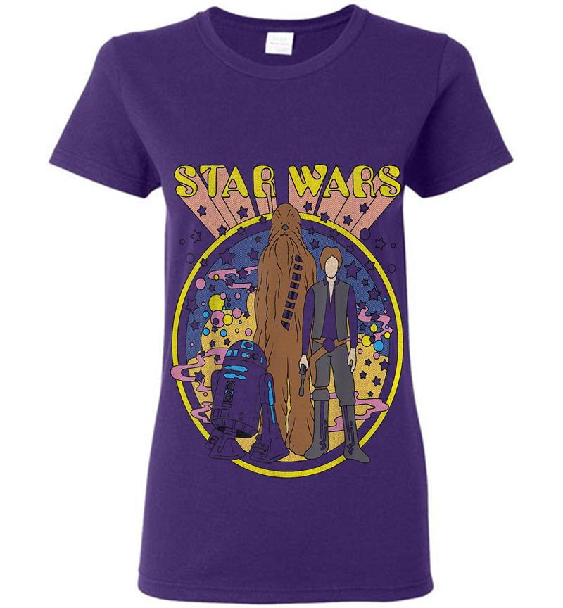 Inktee Store - Star Wars Vintage Psych Rebels Womens T-Shirt Image