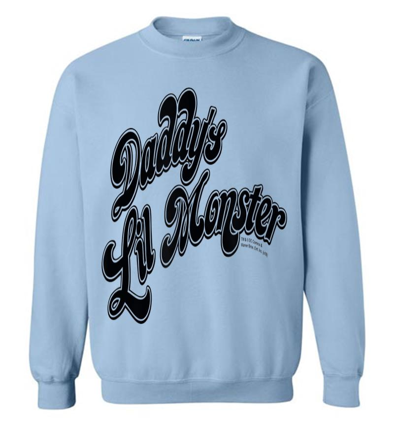 Inktee Store - Suicide Squad Daddys Lil' Monster Sweatshirt Image