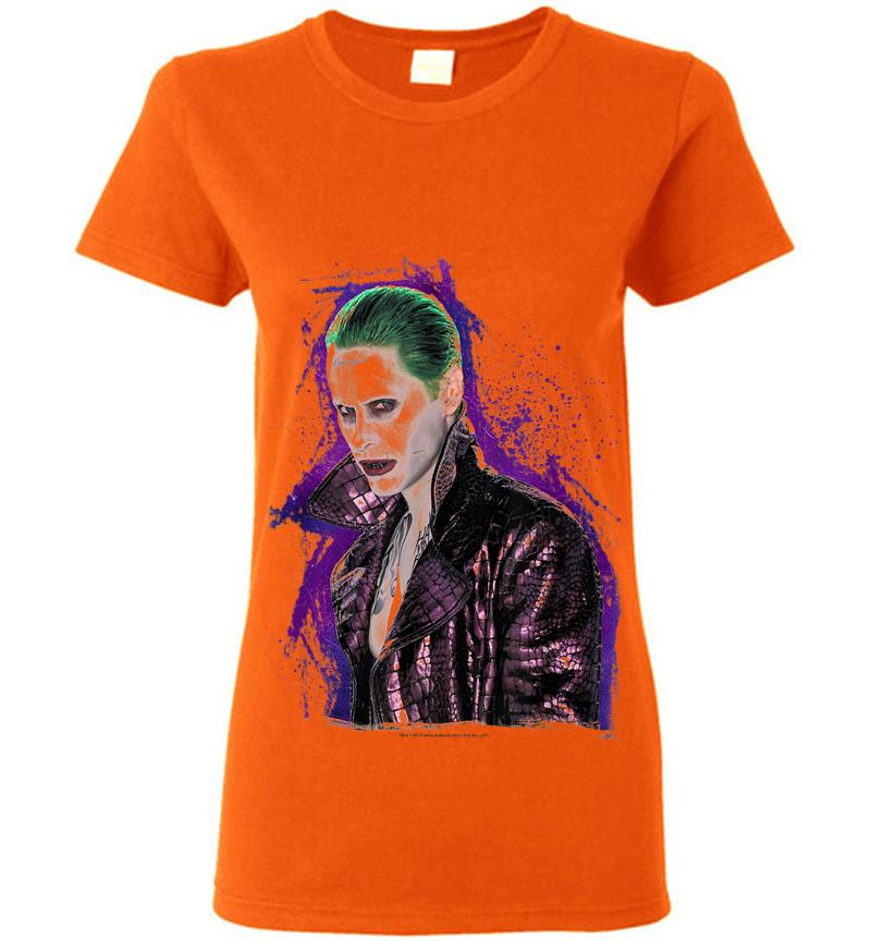 Inktee Store - Suicide Squad Joker Stare Womens T-Shirt Image