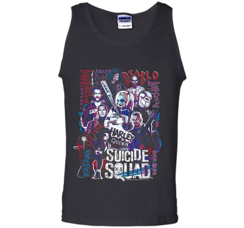 Inktee Store - Suicide Squad The Squad Mens Tank Top Image