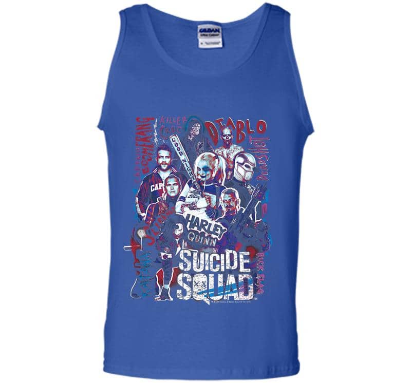 Inktee Store - Suicide Squad The Squad Mens Tank Top Image