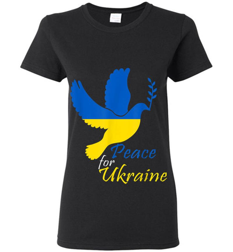 Support Ukraine I Stand With Ukraine Flag Free Ukraine Women T-Shirt