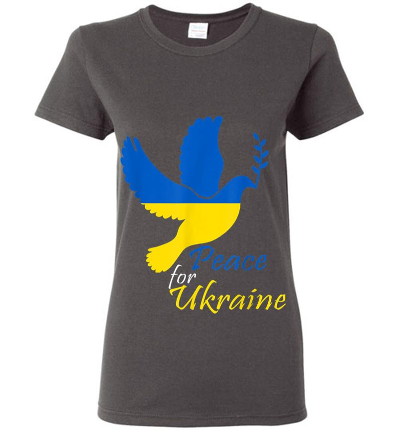 Inktee Store - Support Ukraine I Stand With Ukraine Flag Free Ukraine Women T-Shirt Image