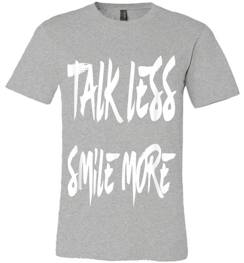 Inktee Store - Talk Less Smile More Historic Hamilton Quote Premium T-Shirt Image