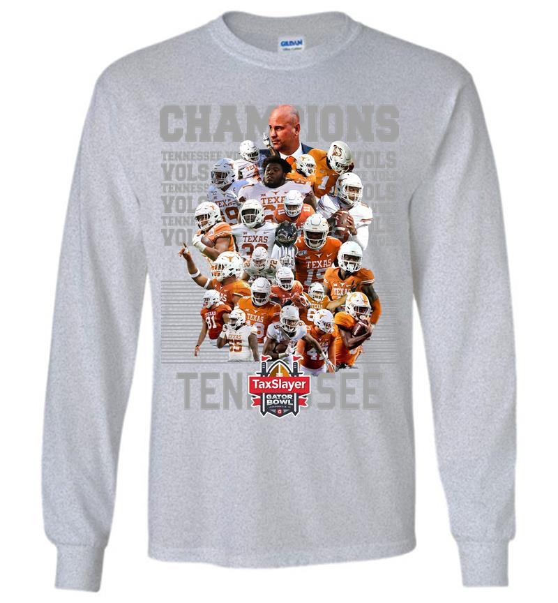 Inktee Store - Tennessee Volunteers Football Champions Taxslayer Gator Bowl Long Sleeve T-Shirt Image
