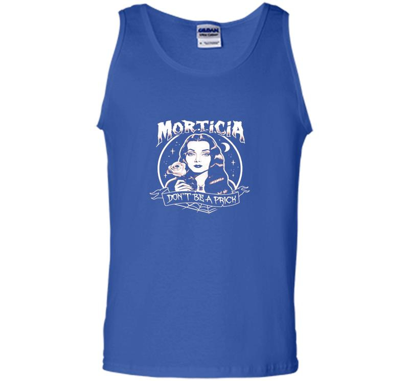Inktee Store - The Addams Morticia Don’t Be A Prick Mens Tank Top Image
