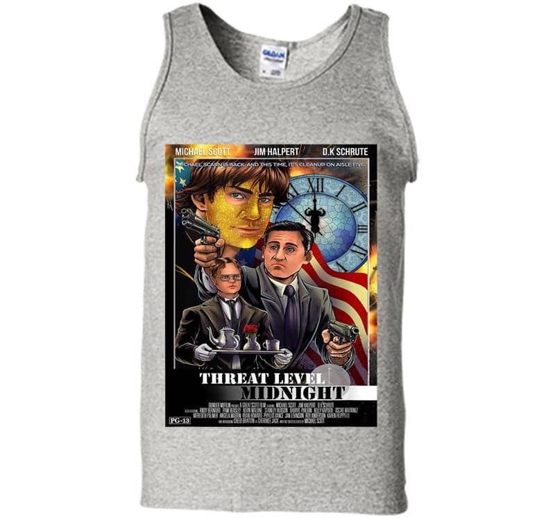 The Office - Threat Level Midnight Mens Tank Top