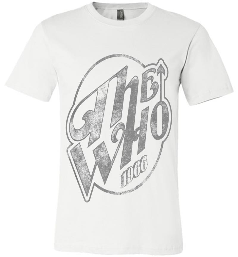Inktee Store - The Who Official Vintage Faded Logo 1966 Premium T-Shirt Image