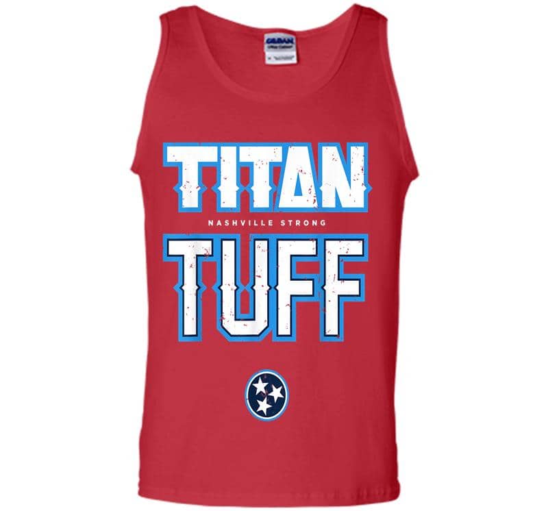 Inktee Store - Titan Tough Nashville Strong Tennessee Mens Tank Top Image