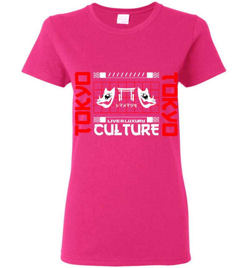 Inktee Store - Tokyo Live A Luxury Culture Women T-Shirt Image