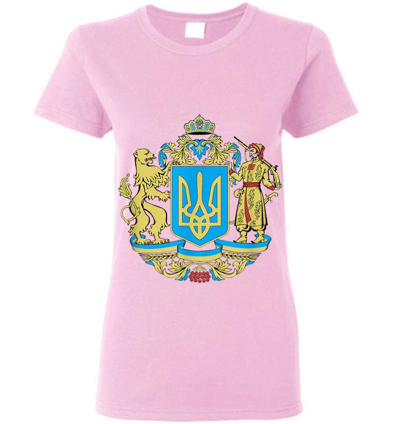 Inktee Store - Ukrainian Symbols Ukraine Flag Gift For Ukrainians Women T-Shirt Image