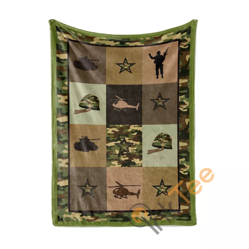 Camouflage Camo Limited Edition Amazon Best Seller Sku 263825 Fleece Blanket