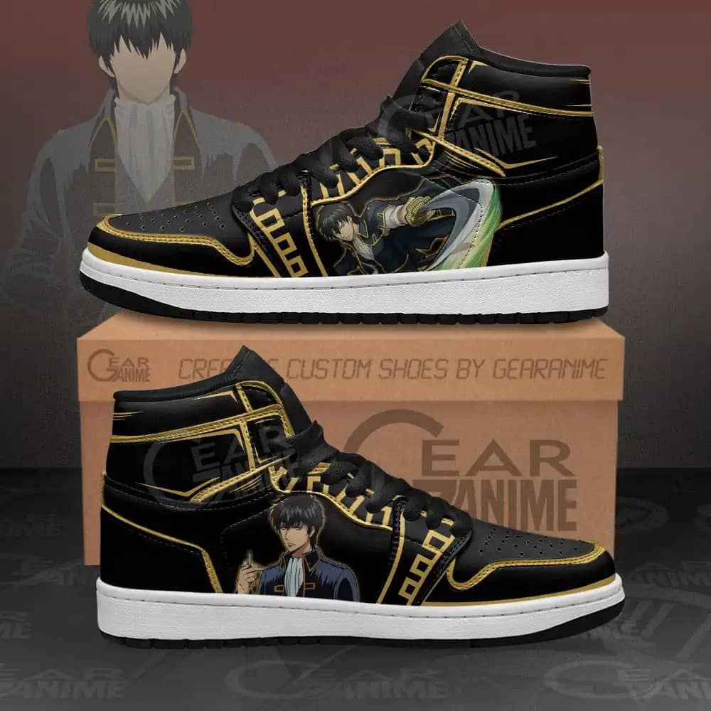 Hijikata Toshiro Sneakers Gintama Custom Anime Air Jordan Shoes