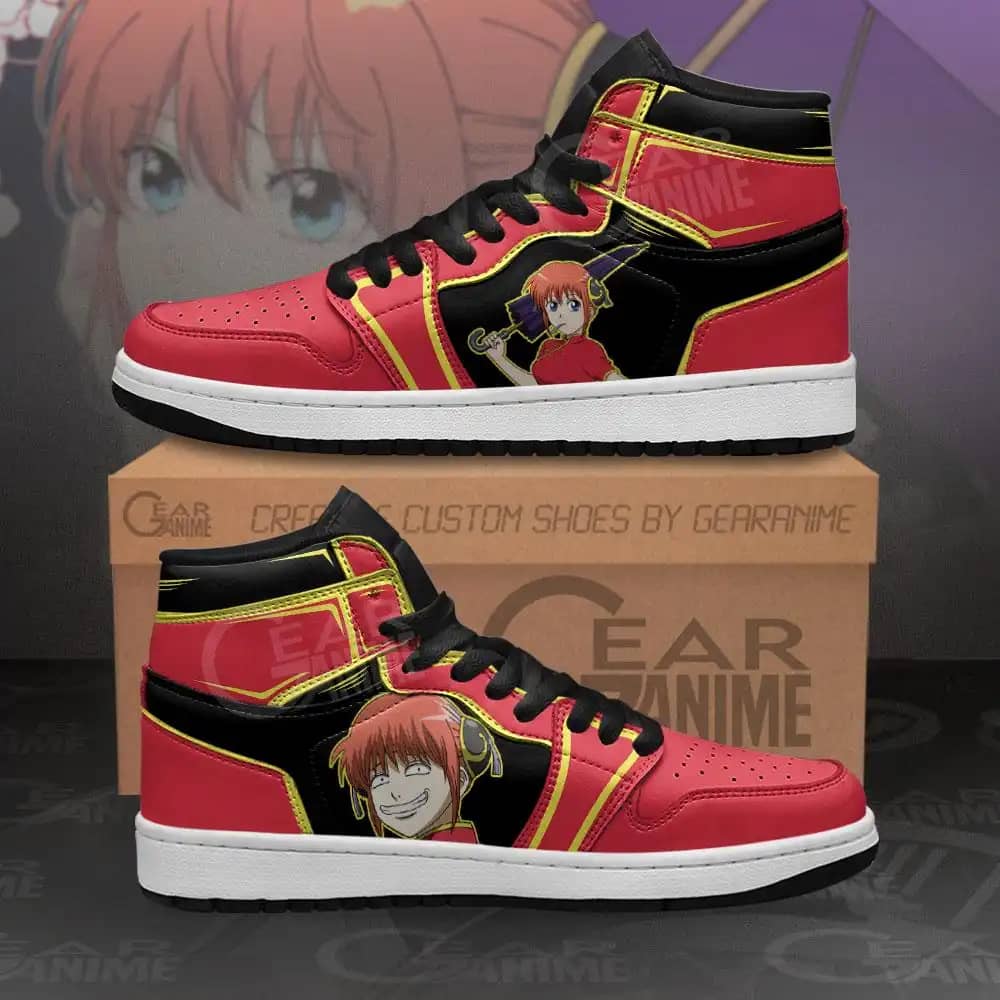 Kagura Sneakers Gintama Custom Anime Air Jordan Shoes