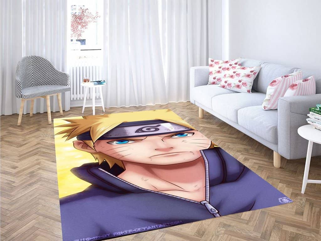 Naruto Uzumaki Wallpaper Living Room Modern Carpet Rug