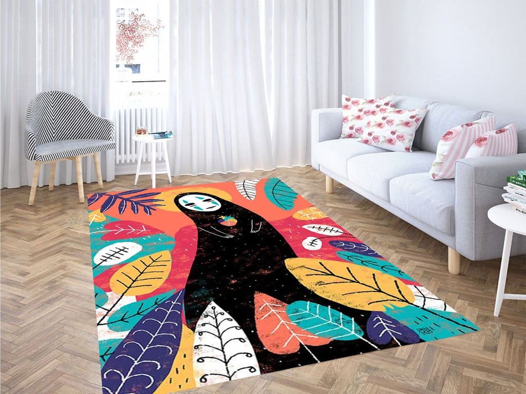 Sin Cara Wallpaper Living Room Modern Carpet Rug