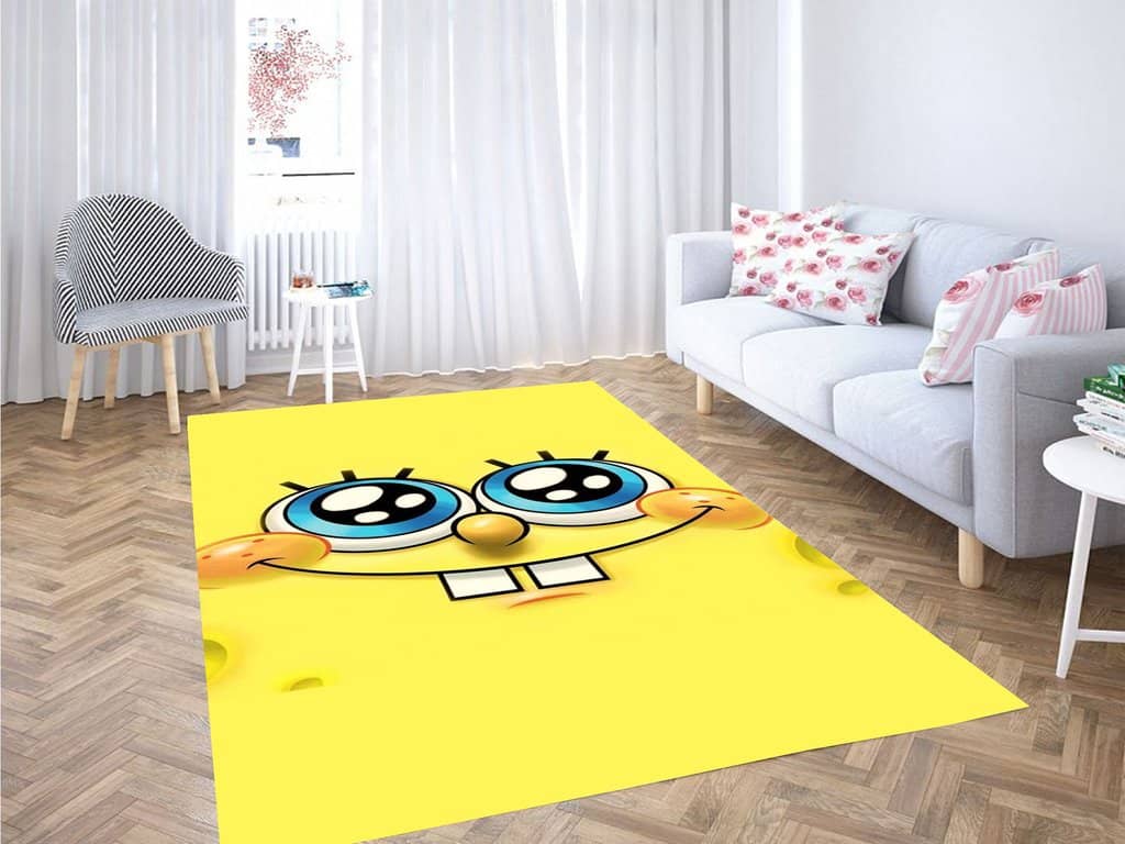 Small Spongebob Living Room Modern Carpet Rug