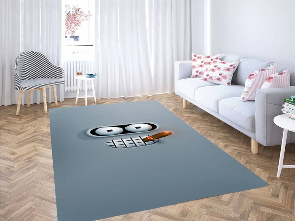 Smiley Background Living Room Modern Carpet Rug