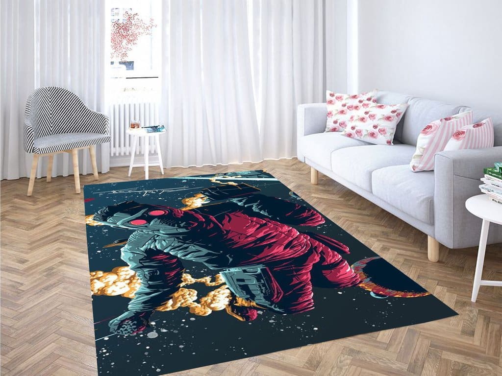 Star Lord Wallpaper Living Room Modern Carpet Rug