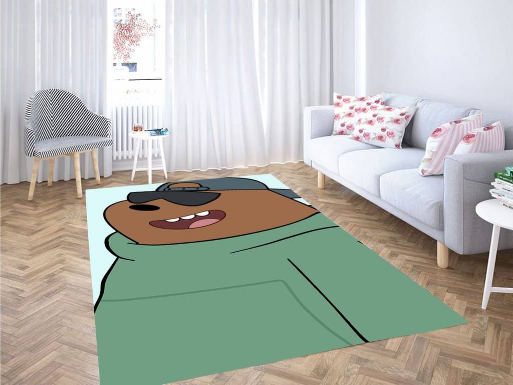 Style We Bare Bears Living Room Modern Carpet Rug