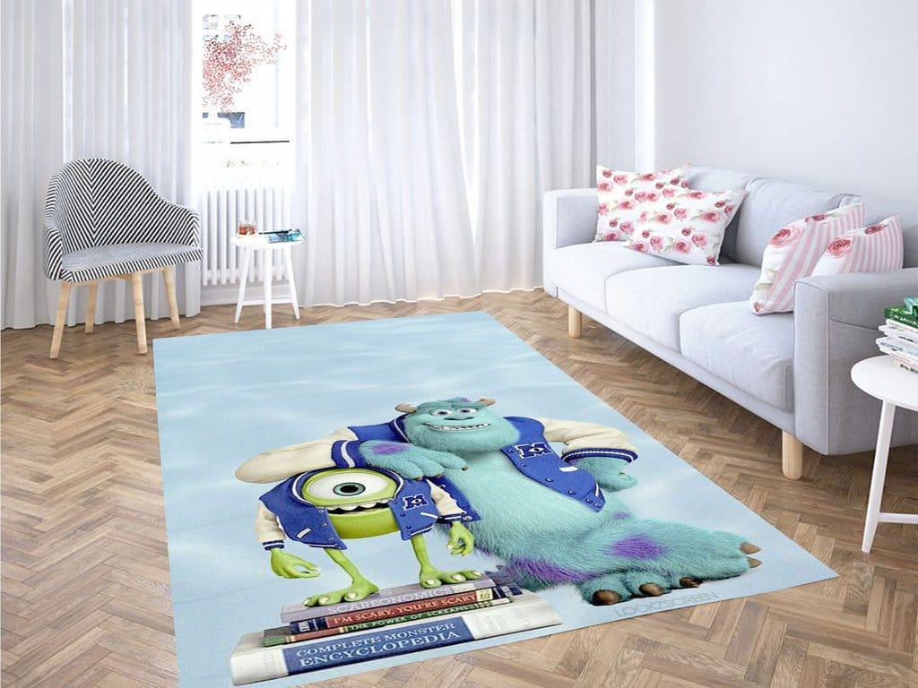Sully And Mike Monsters Inc Living Room Modern Carpet Rug