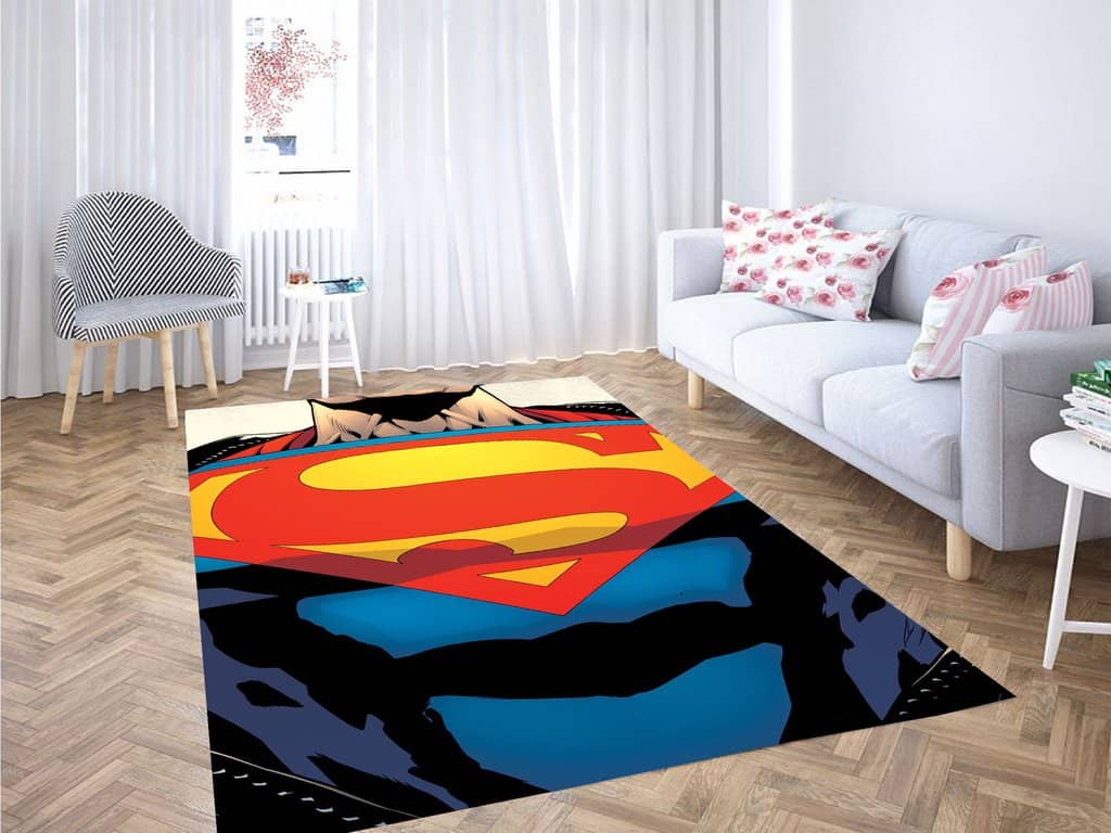 Superman Body Living Room Modern Carpet Rug