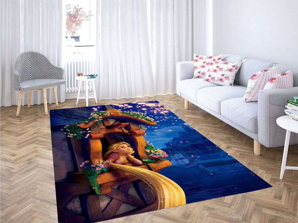 Tangled Disney Living Room Modern Carpet Rug