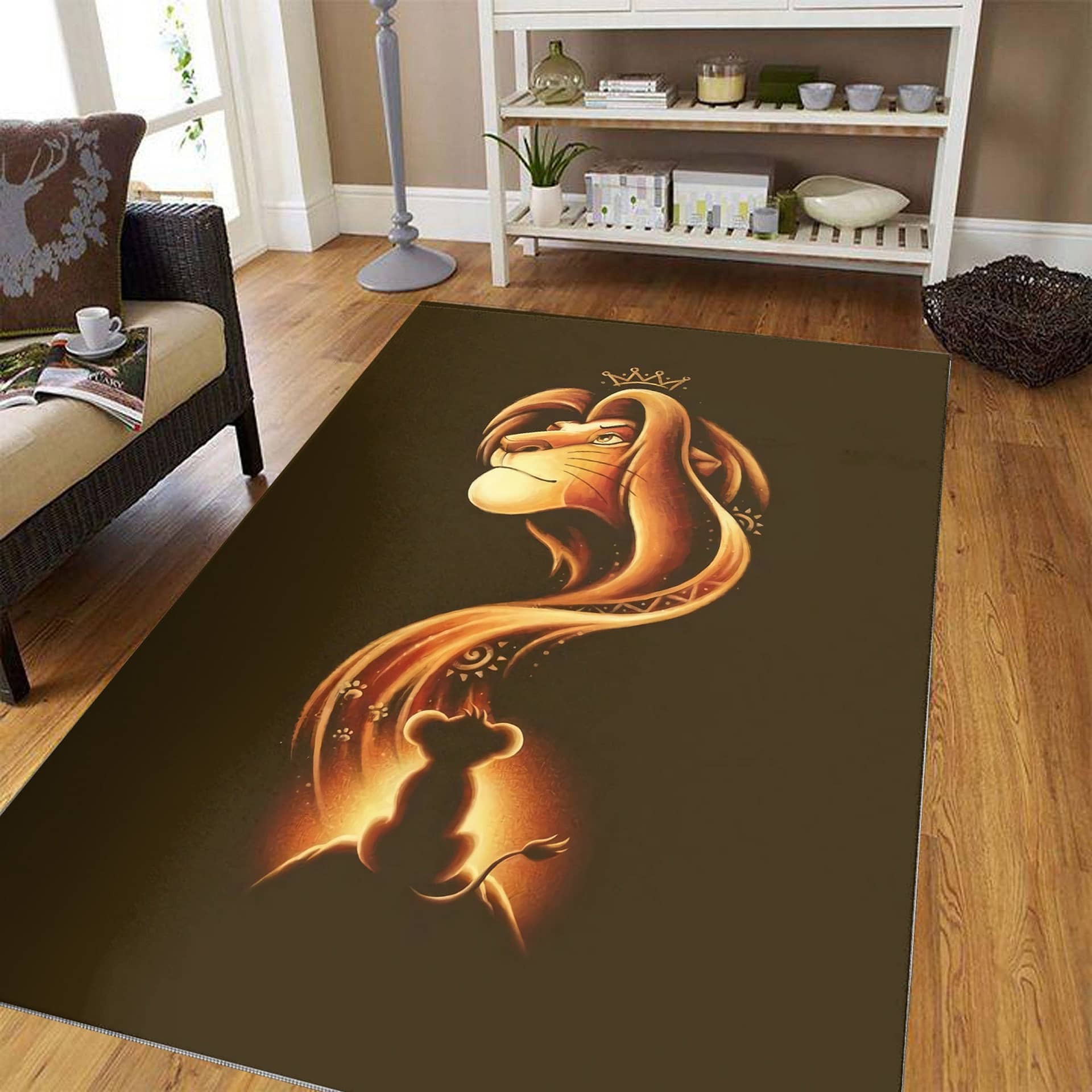 The Lion King Love Simba Decorative Floor Rug