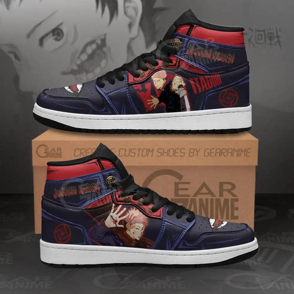 Yuji Itadori Jujutsu Kaisen Sneakers Anime Air Jordan Shoes