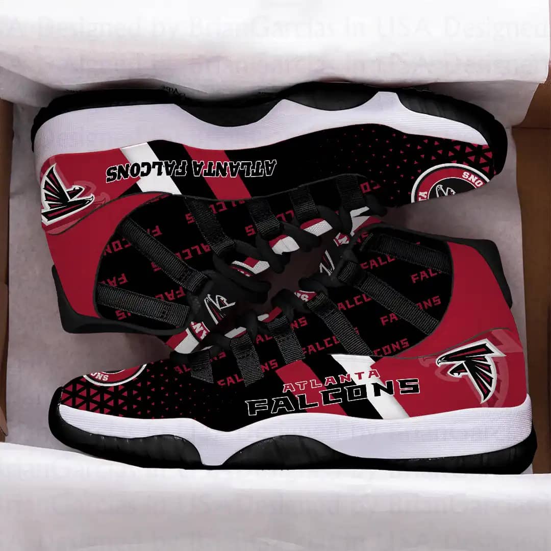Atlanta Falcons Custom Air Jordan 11 Sneakers - Inktee Store