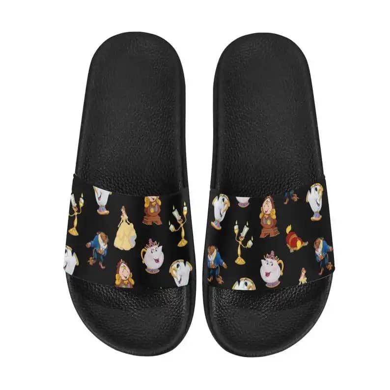 Beauty And The Beast Slide Sandals