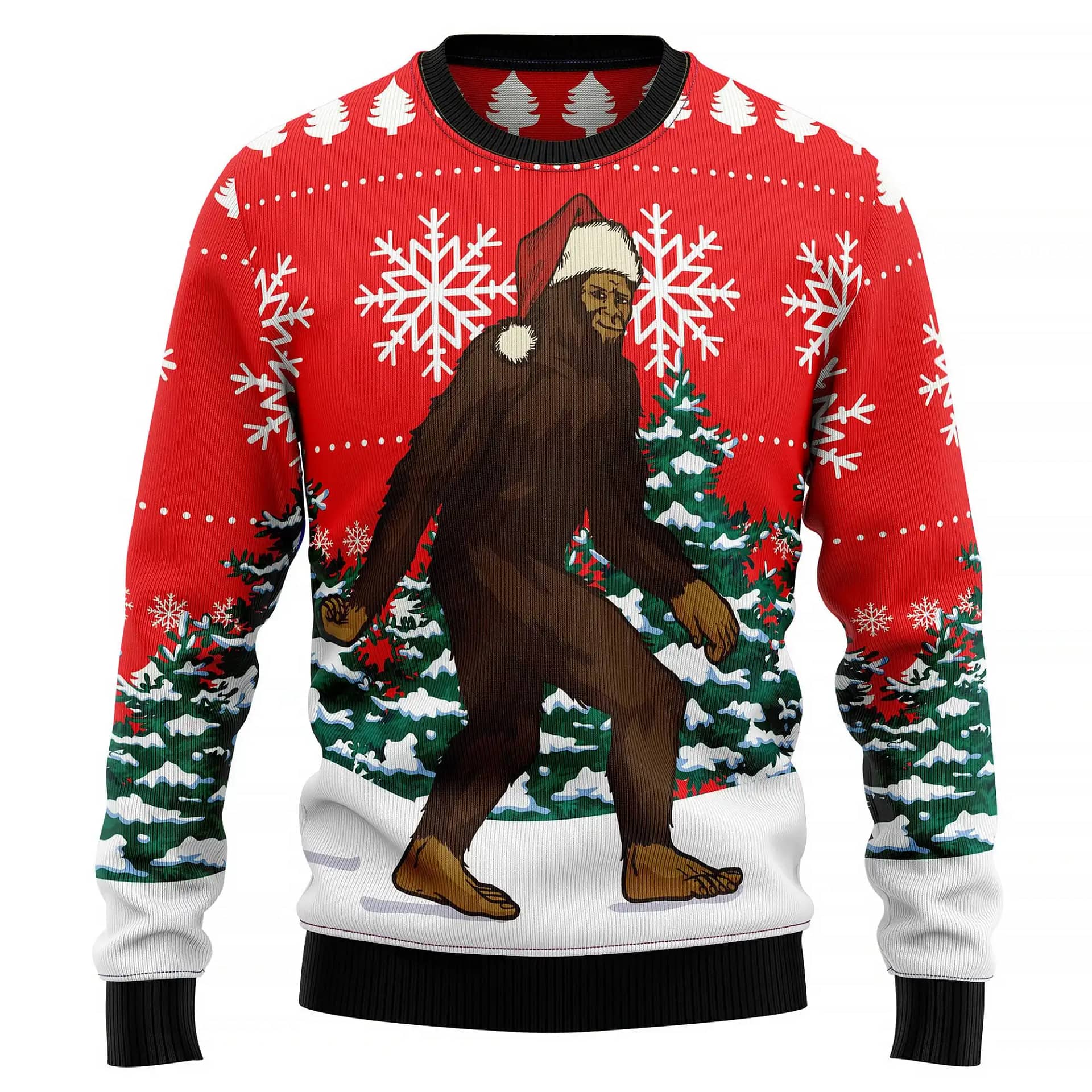 Bigfoot Knitted Xmas Best Holiday Gifts Ugly Sweater