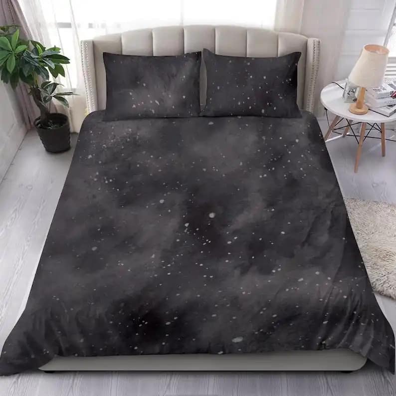 Black Night Sky Gifts Idea Quilt Bedding Sets