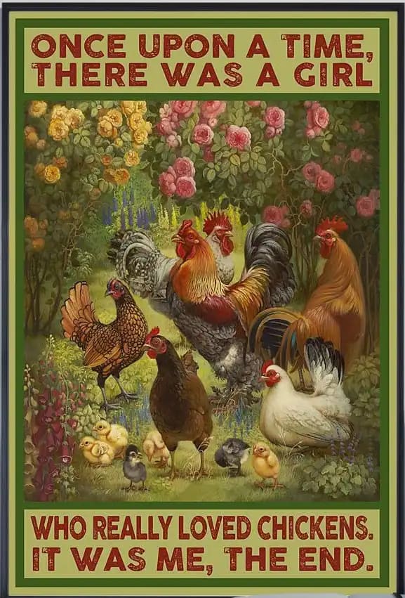 Chicken Loves Poster