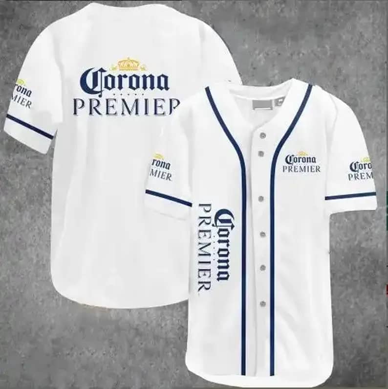 Corona Premier For Men And Women Custom Baseball Jersey