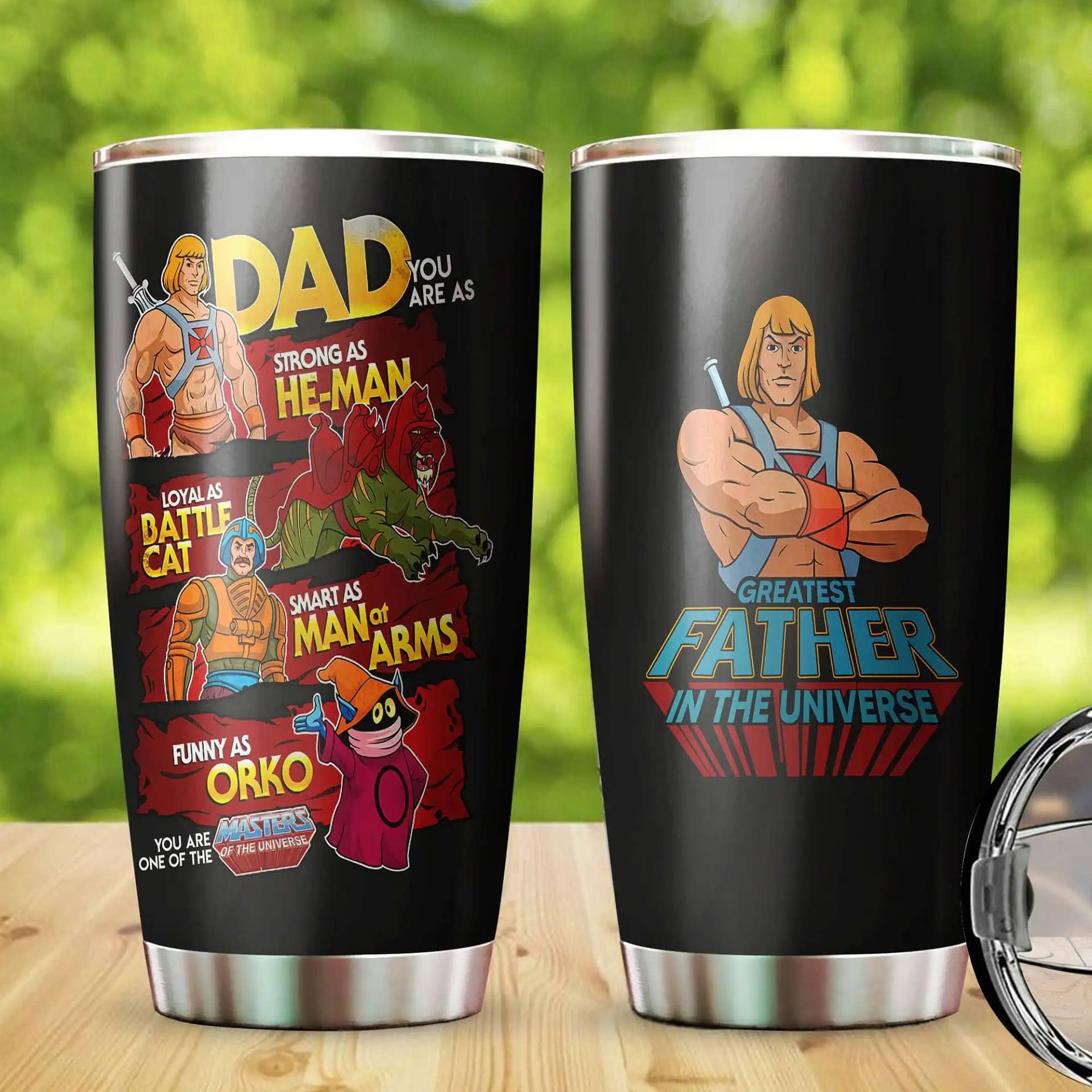 Dad You Are He-Man One Of The Masters Universel Greatest Father In Universe Gift Stainless Steel Tumbler