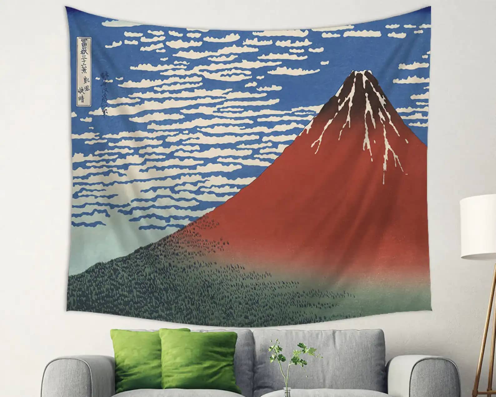 Fine Wind Clear Weather Mountain Wall Art Decor Tapestry