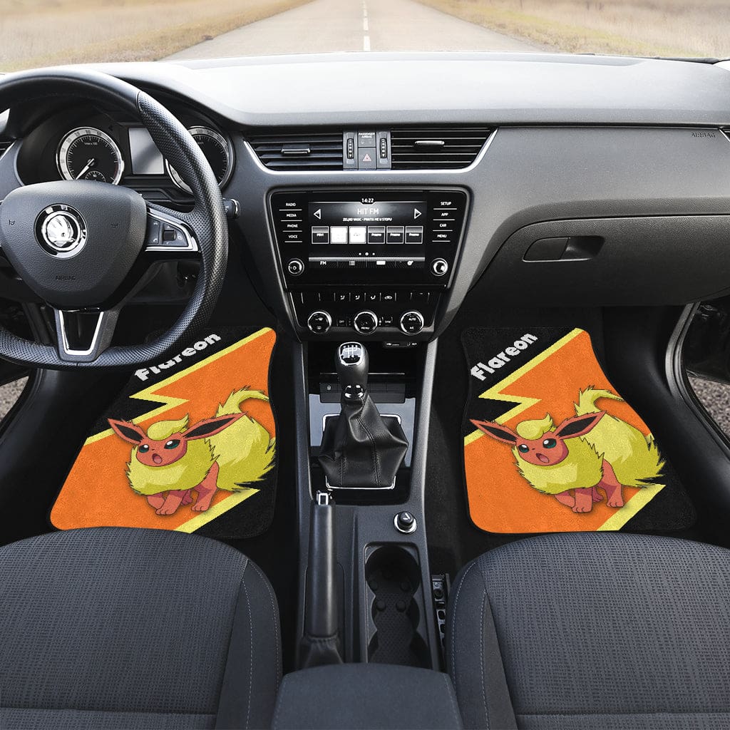 Inktee Store - Flareon Pokemon Car Floor Mats Image