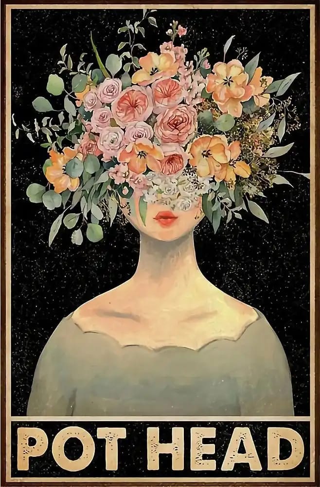 Girl Pot Head Poster