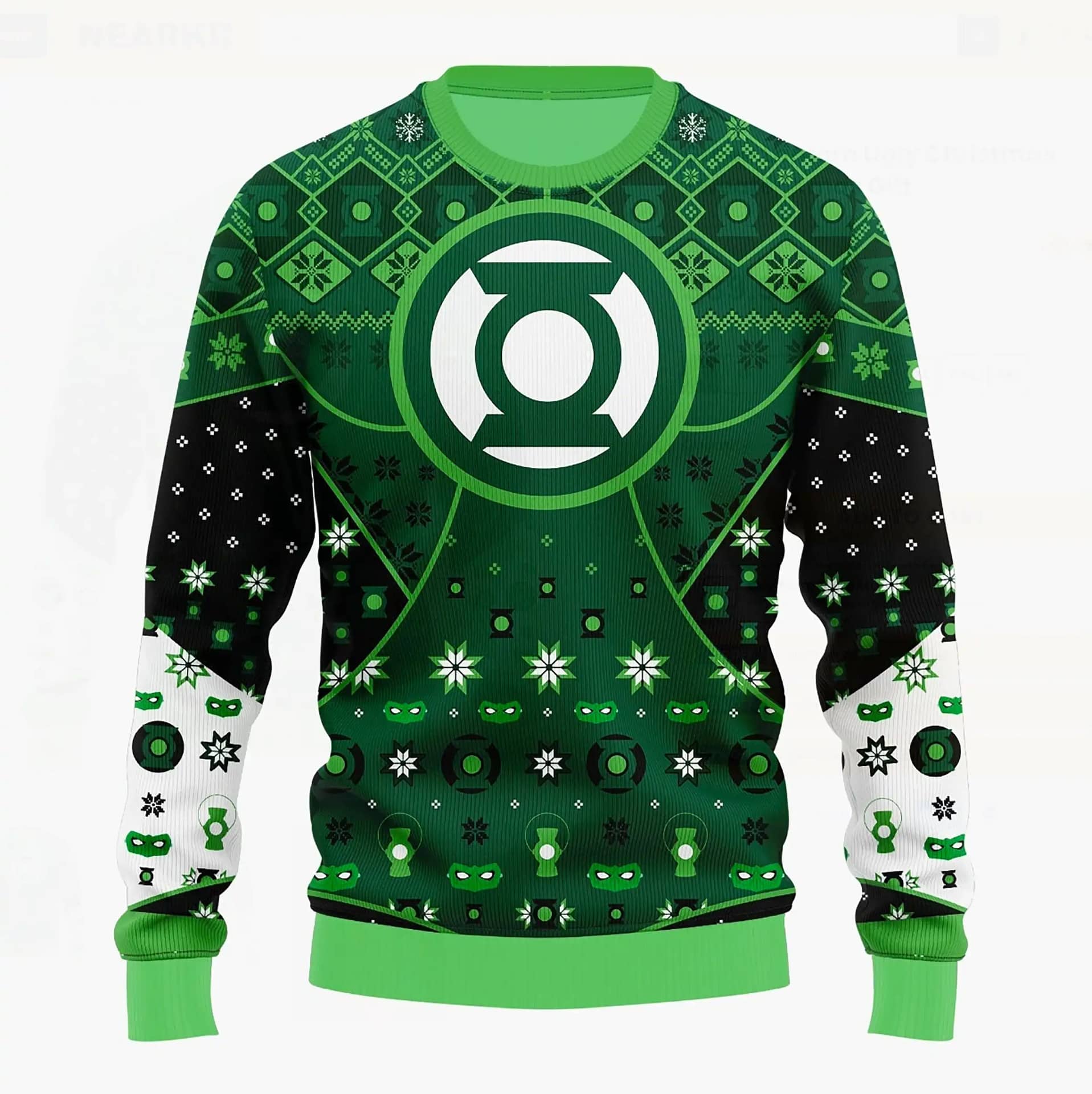Green Lantern Knitted Xmas Best Holiday Gifts Ugly Sweater