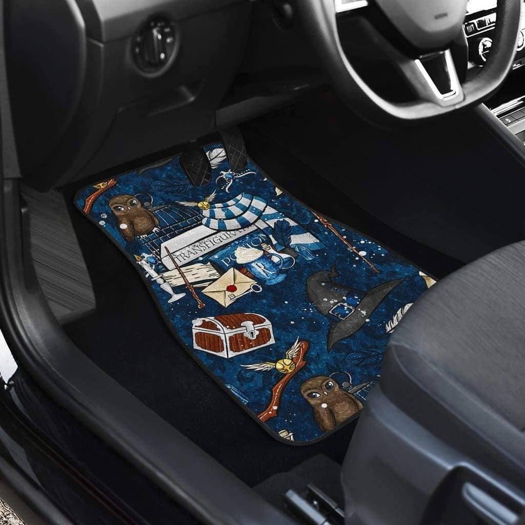Inktee Store - Harry Potter Blue Front And Back 1 Car Floor Mats Image